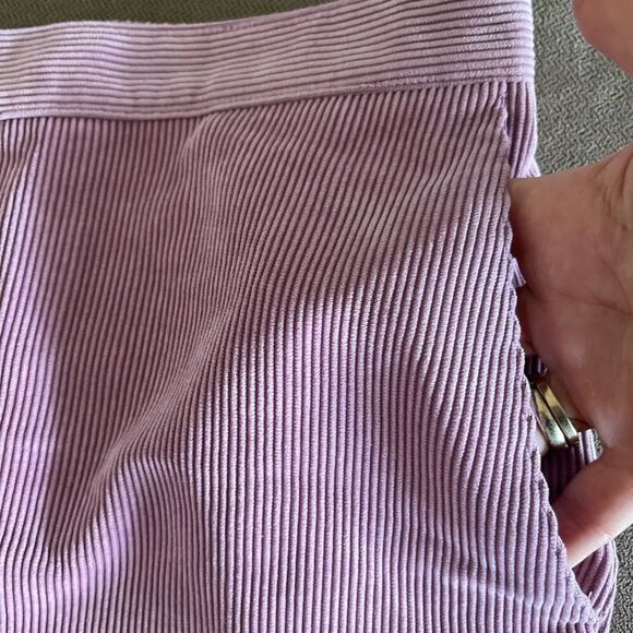 Alfred Dunner lavender lilac pull on pants sz 16 P  s pockets elasticized waist - Picture 8 of 13